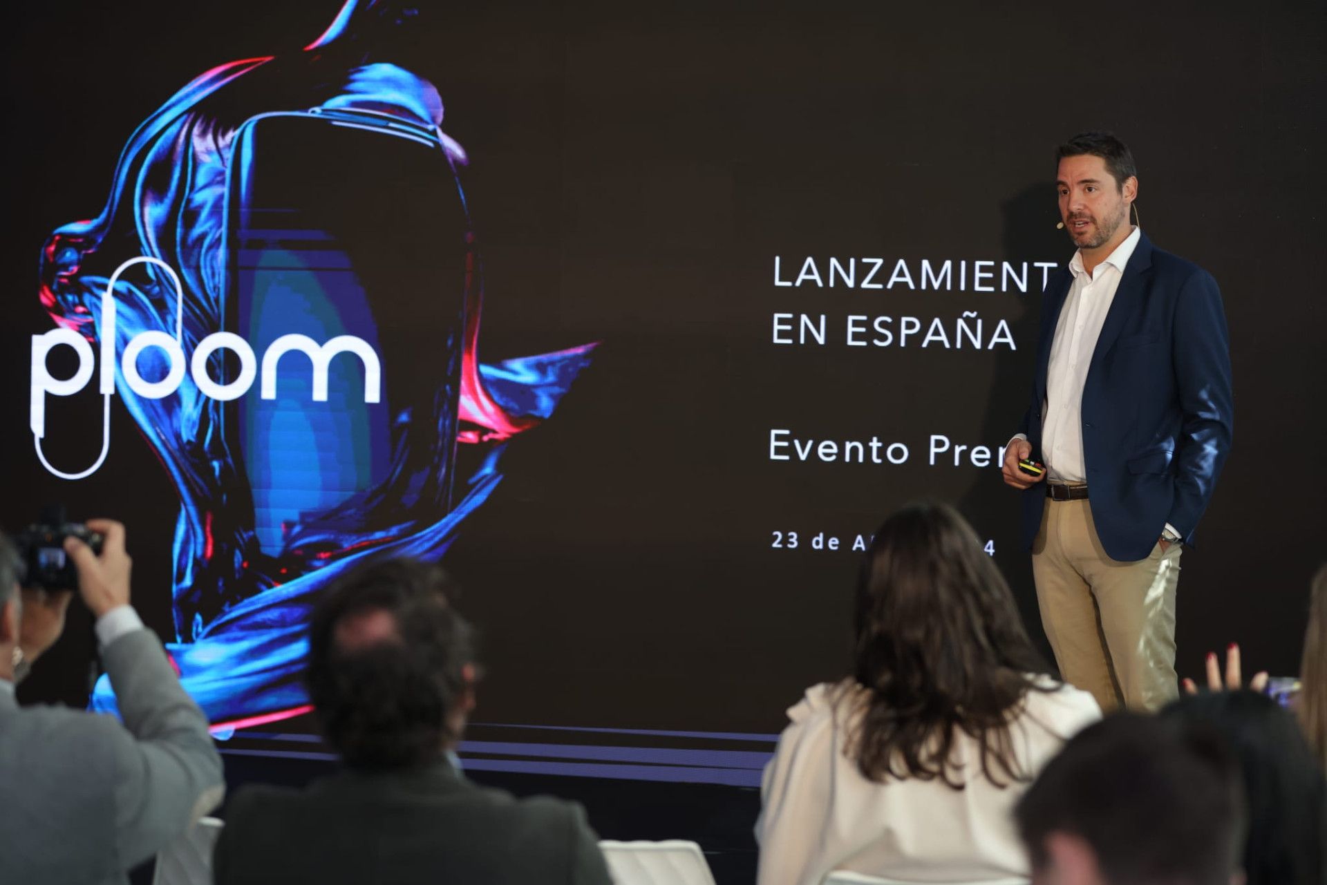 Guilherme Silva, director JTI Iberia presentación Ploom