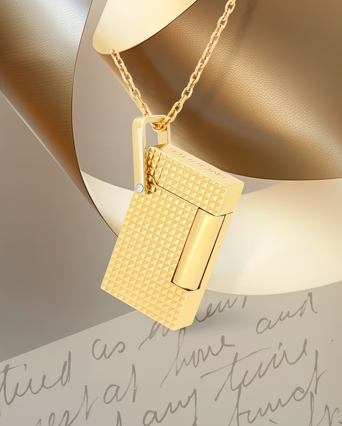 Visual colgante dorado-Dupont