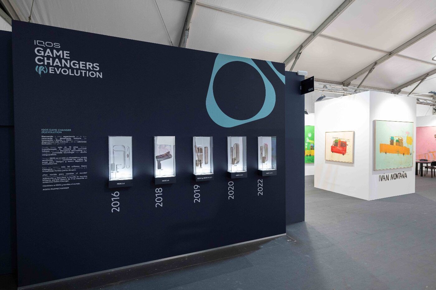 IQOS GAME CHANGER (R)EVOLUTION exposición que celebra evolución diseño tecnología